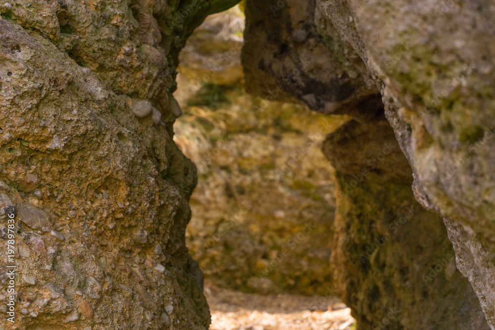 a little cave with heavy stones a little cave with heavy stones