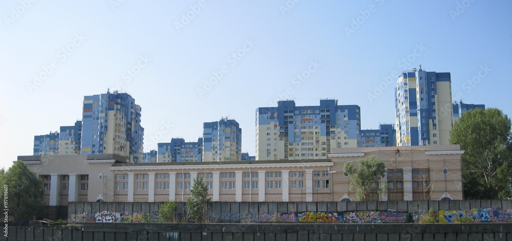 Fototapeta premium Pejzaż miejski, architektura