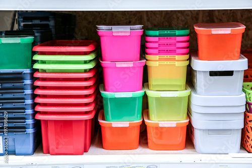 various containers for food storage