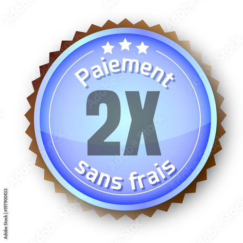 Icône pour commerce en ligne - Paiement en 2x sans Frais