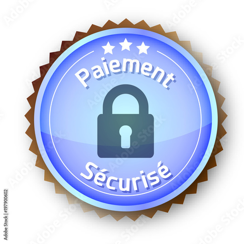 Icône pour commerce en ligne - Paiement sécurisé