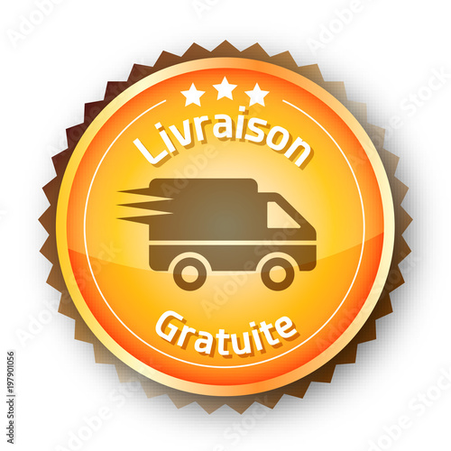Icône pour commerce en ligne - Livraison gratuite