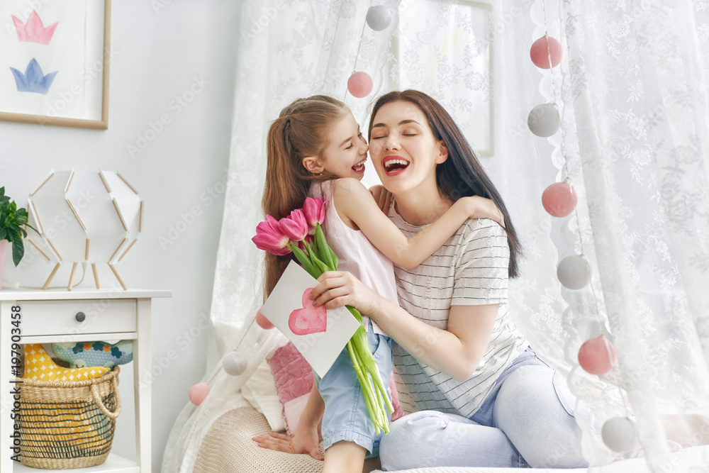 daughter is congratulating mom daughter is congratulating mom