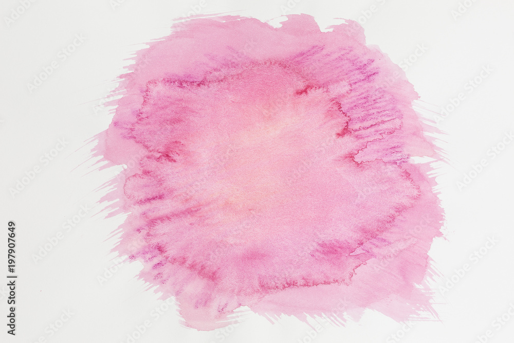 abstract watercolor background in pink