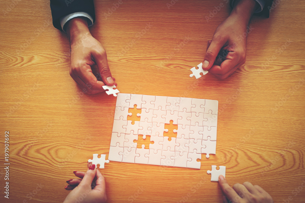 Obraz premium teamwork Unity in organization Business Success