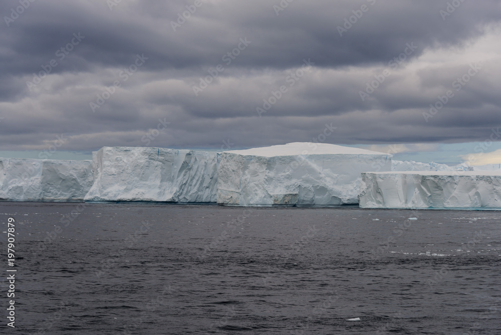 Tabular iceberg in Antarctica Tabular iceberg in Antarctica