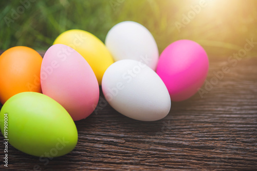 Wallpaper Mural Colorful Easter eggs Torontodigital.ca