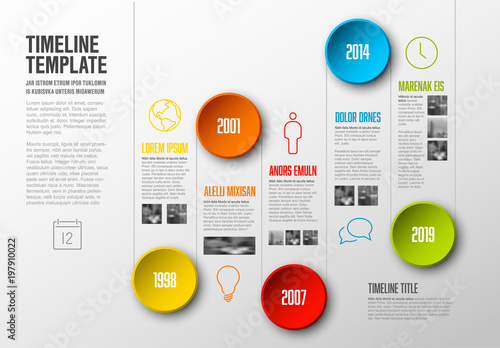 Infographic Timeline Template