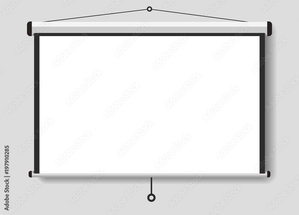 A projected screen for your presentations
A projected screen for your presentations