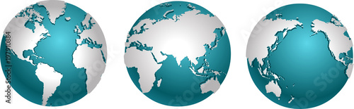 World map vector  Globe vector  Earth