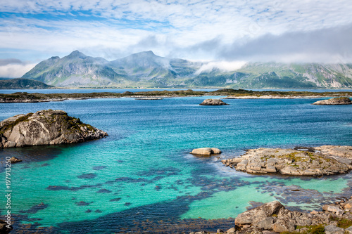 Beautiful landscape of north Norway, Scandinavia