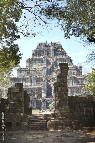 Koh Ker temple complex, death pyramid Prasat Prang, Cambodia photo