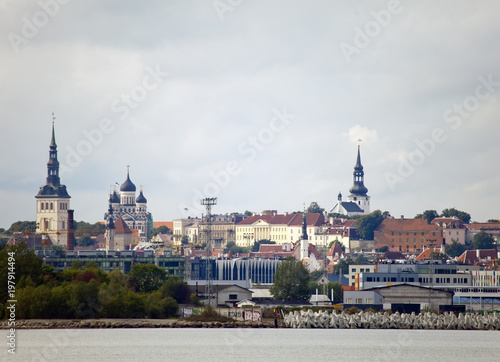 Tallinn. A view of the city and port from the sea © Konstantin Kulikov