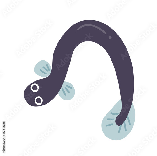 かわいいうなぎのイラスト素材