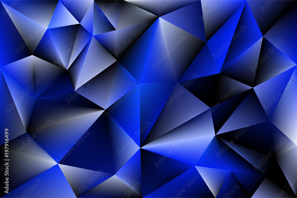Geometric Background - Vector Pattern blue with a gradient. Geometric Background - Vector Pattern blue with a gradient.