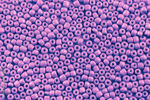Violet beads background texture