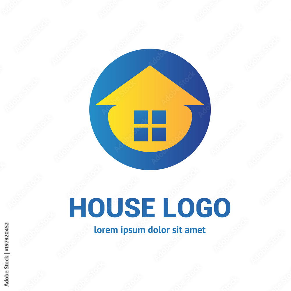 Logo design abstract house vector template Logo design abstract house vector template