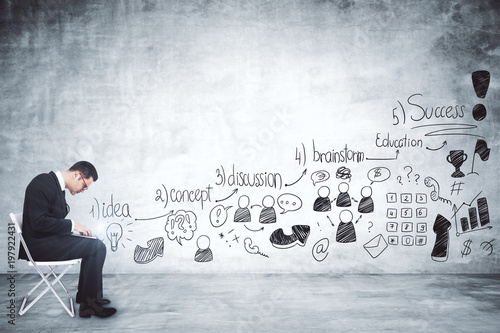 Startup and education concept