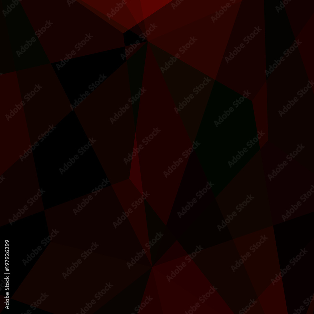 Fototapeta premium Red geometric vector background