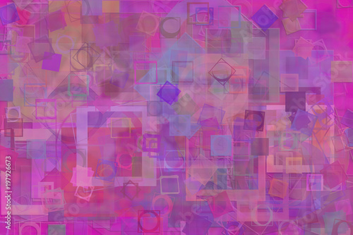 Illustrations of shape. For wallpaper or graphic design. Pattern, color, cover, brushed & square.