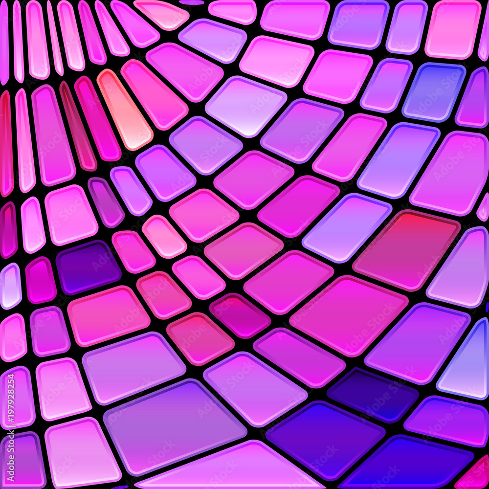 abstract vector stained-glass mosaic background abstract vector stained-glass mosaic background