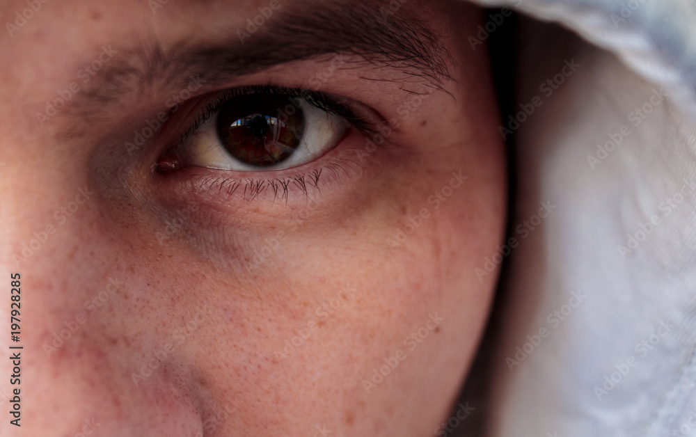 Fototapeta premium eye of a man