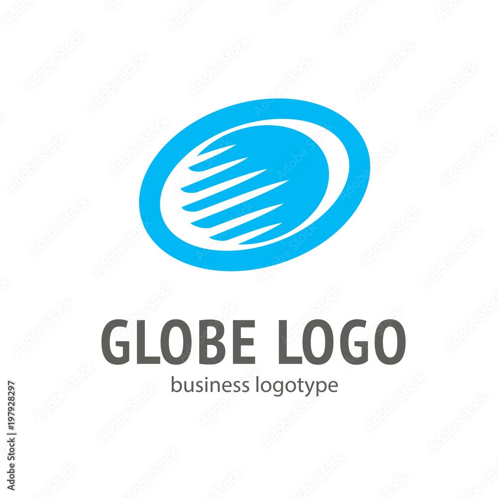 Logo design globe vector template Logo design globe vector template