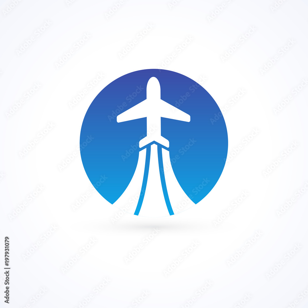 Logo design abstract planet travel vector template. Logo design abstract planet travel vector template.