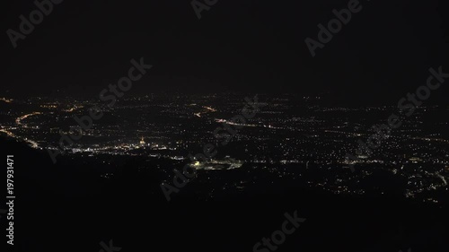 Night city timelapse thailand phuket ityscape, night, architecture, traffic, building, car photo