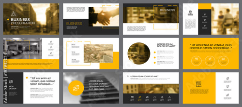 Management Charts Slide Templates Set