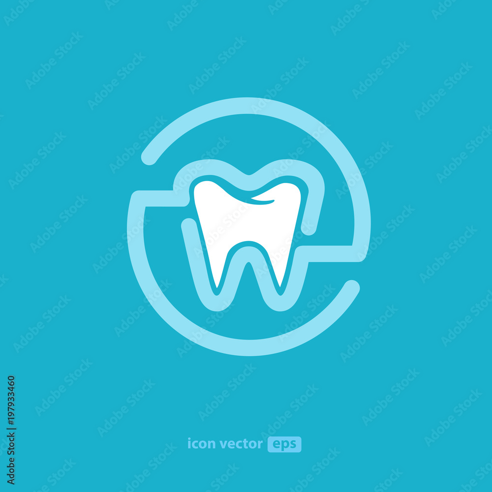 Logo design stomatology vector template. Logo design stomatology vector template.