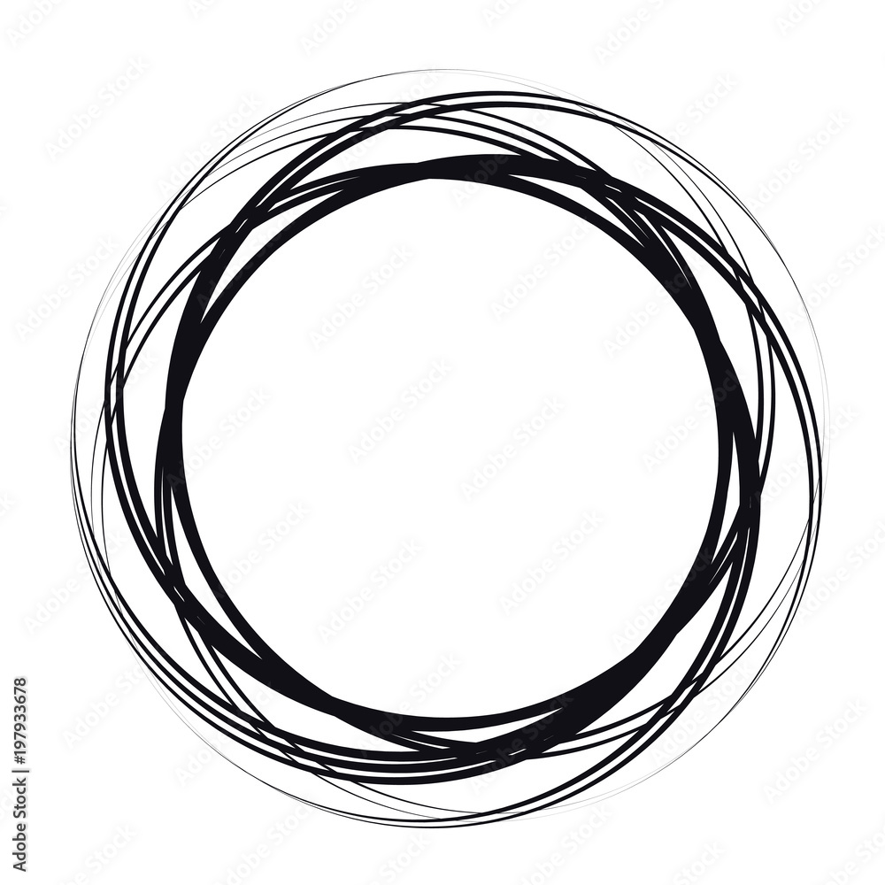 Vector abstract circle shape. Black round shape. Vector abstract circle shape. Black round shape.