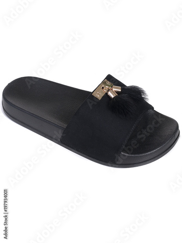 Beautiful and elegant female slippers
