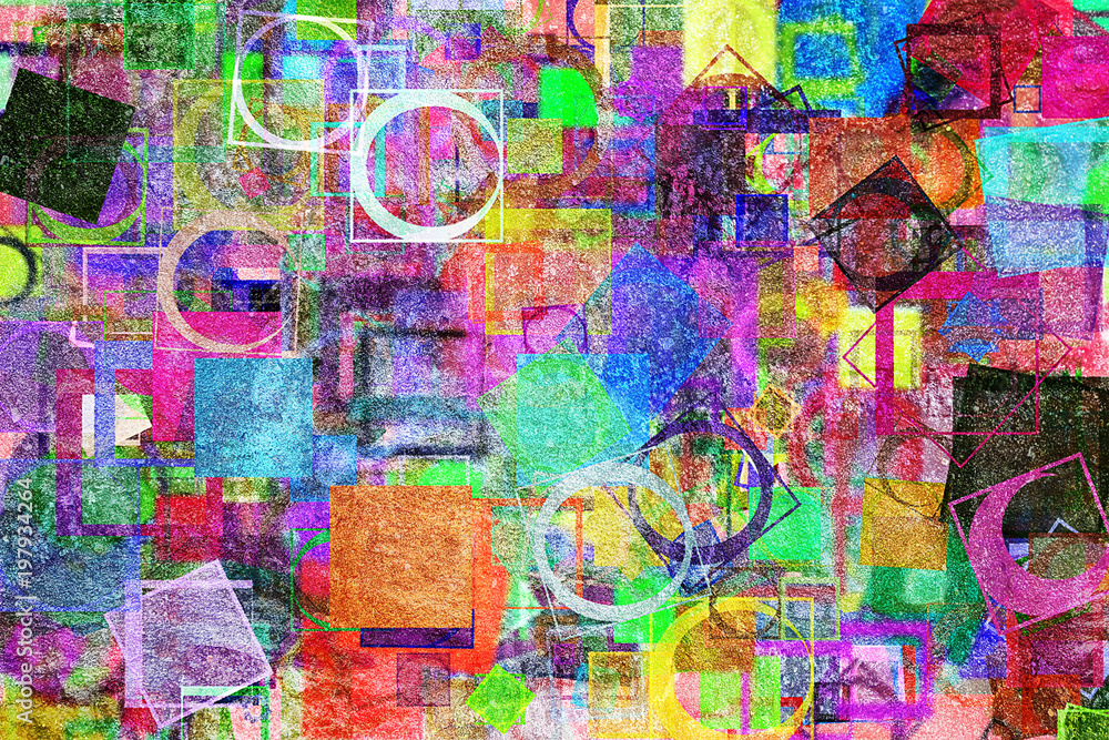 Obraz premium Conceptual background shape for design or texture. Pattern, grunge, paper, abstract & bubble.