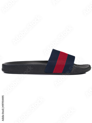 Mens flip flops isolated on white