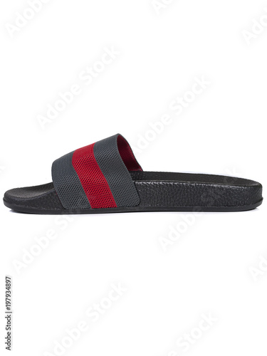 Mens flip flops isolated on white