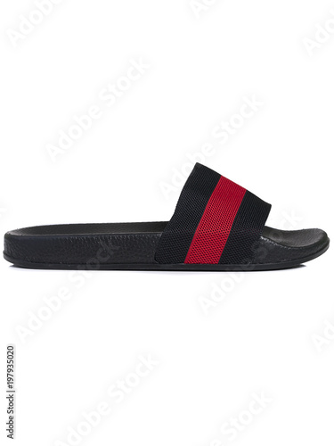 Mens flip flops isolated on white