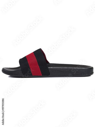 Mens flip flops isolated on white