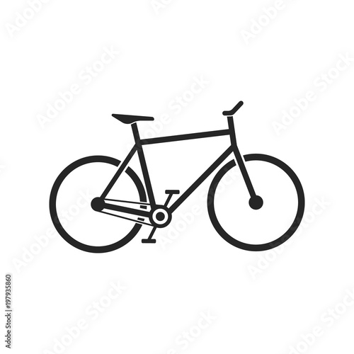 Bicycle icon. Vector.
