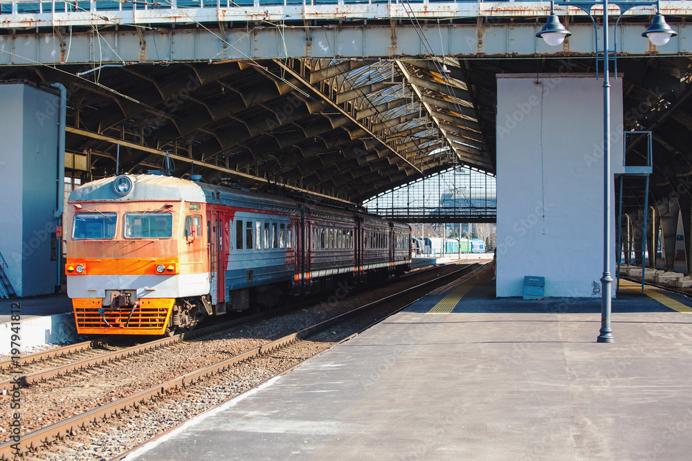 interior of the old railway station