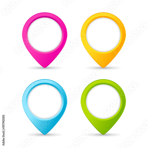 Free Download Map pointer pin button set - GFXLoad