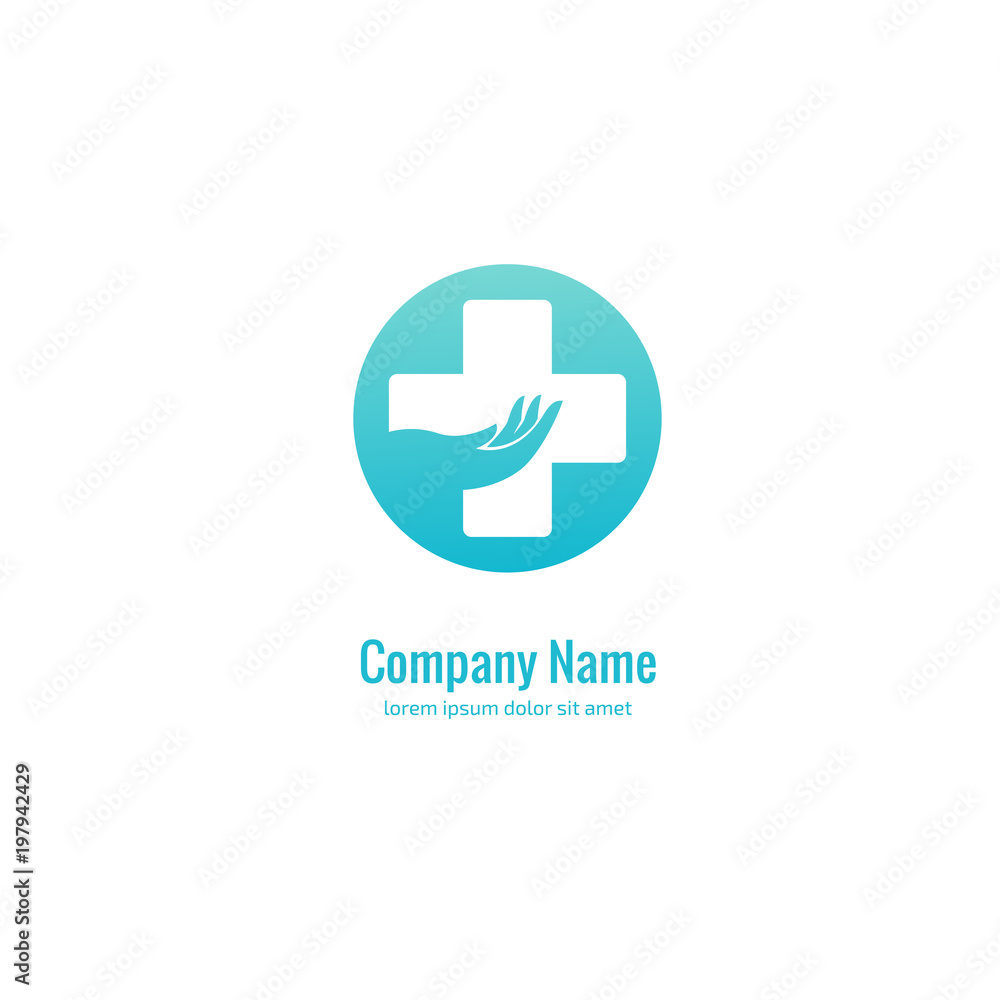 Logo design abstract medical vector template. Illustration design of logotype cross health symbol, people care sign. Logo design abstract medical vector template. Illustration design of logotype cross health symbol, people care sign.