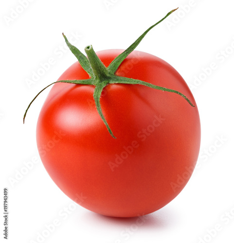  Tomato isolated on white