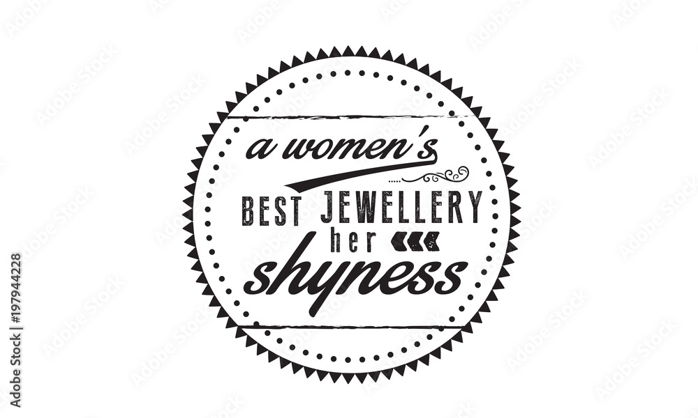 Fototapeta premium a women's best jewelery her shyness