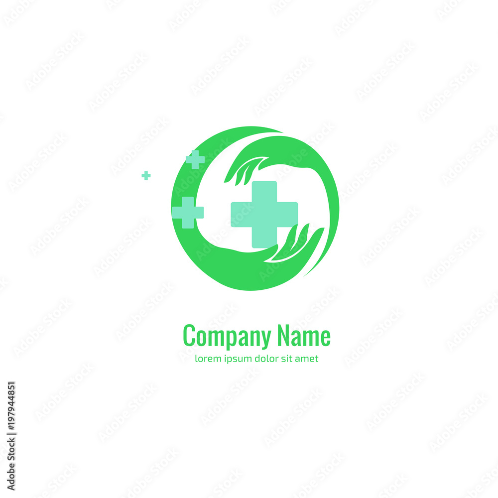 Logo design abstract medical vector template. Illustration design of logotype cross health symbol, people care sign. Logo design abstract medical vector template. Illustration design of logotype cross health symbol, people care sign.