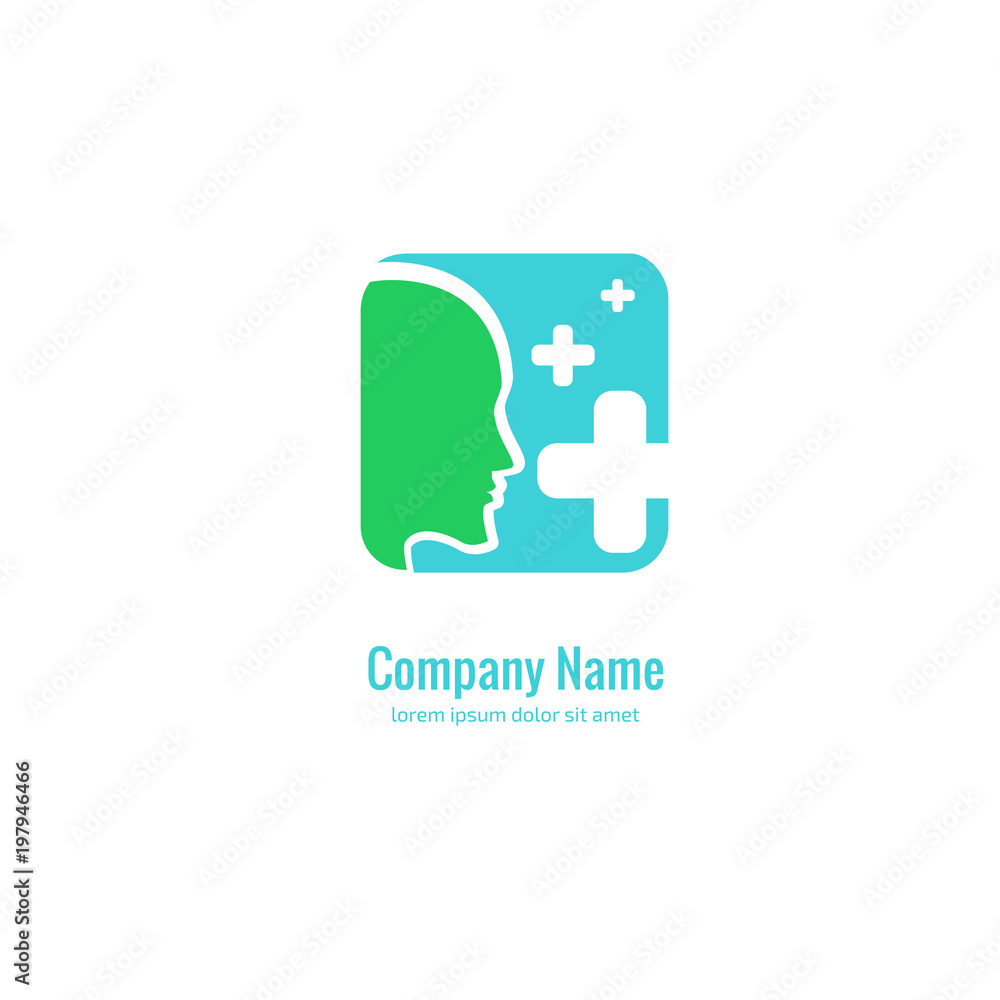 Logo design abstract medical vector template. Illustration design of logotype cross health symbol, people care sign. Logo design abstract medical vector template. Illustration design of logotype cross health symbol, people care sign.
