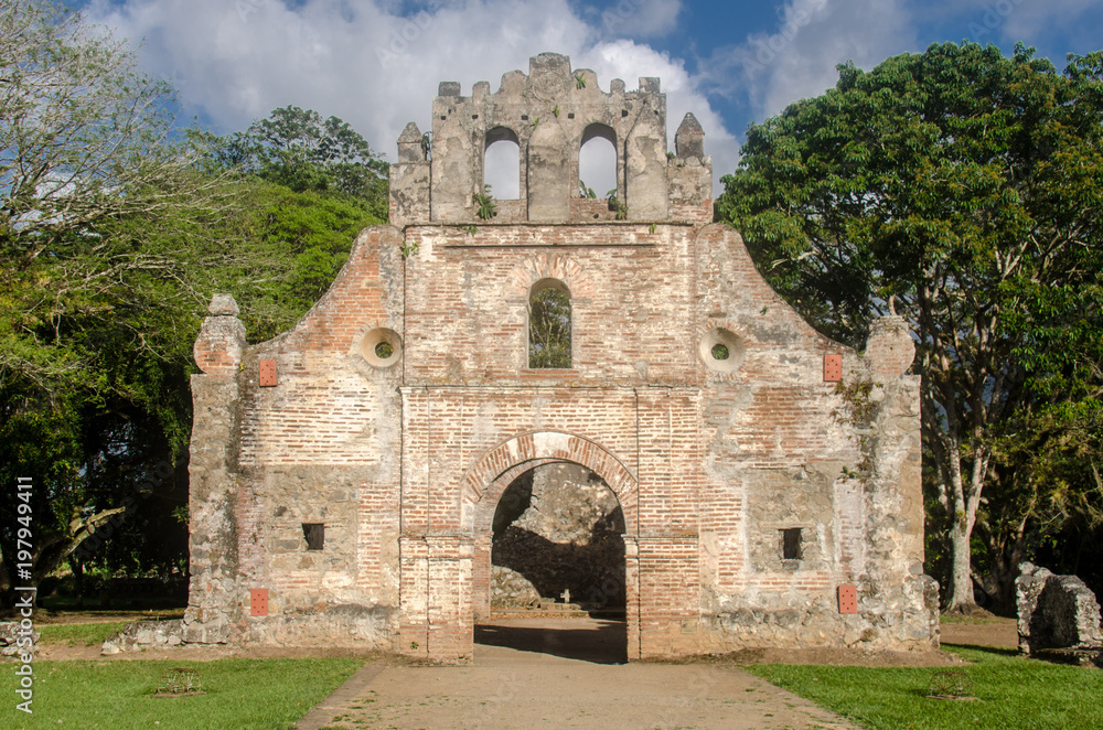Ruins of the Ujarras Church at Costa Rica