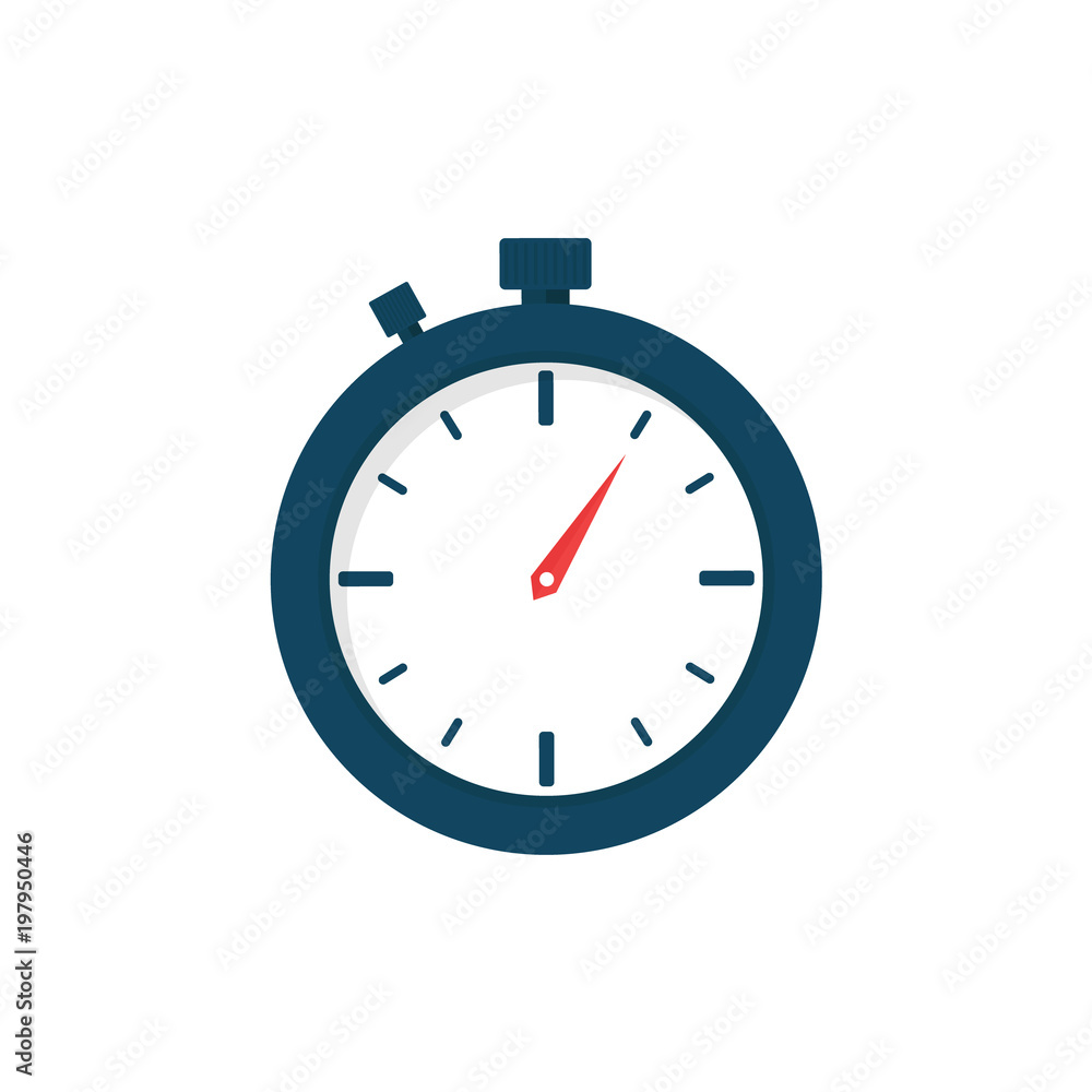 Stopwatch. Sport clock. Flat design, vector illustration on background. Stopwatch. Sport clock. Flat design, vector illustration on background.
