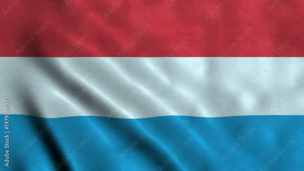 4K Seamless Loopable Flag of Luxembourg 4K Seamless Loopable Flag of Luxembourg