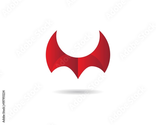 bat vector icon template